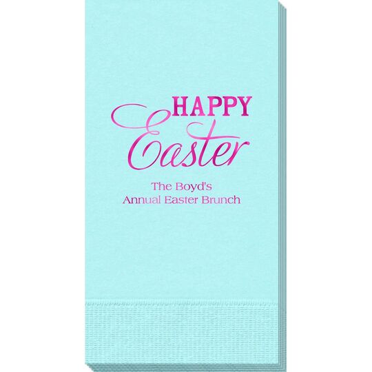 Happy Easter Guest Towels